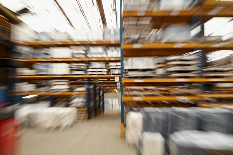 Cotton fiber raw material storage at Roval factory